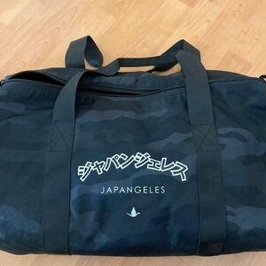 Black Camouflage Duffel Bag